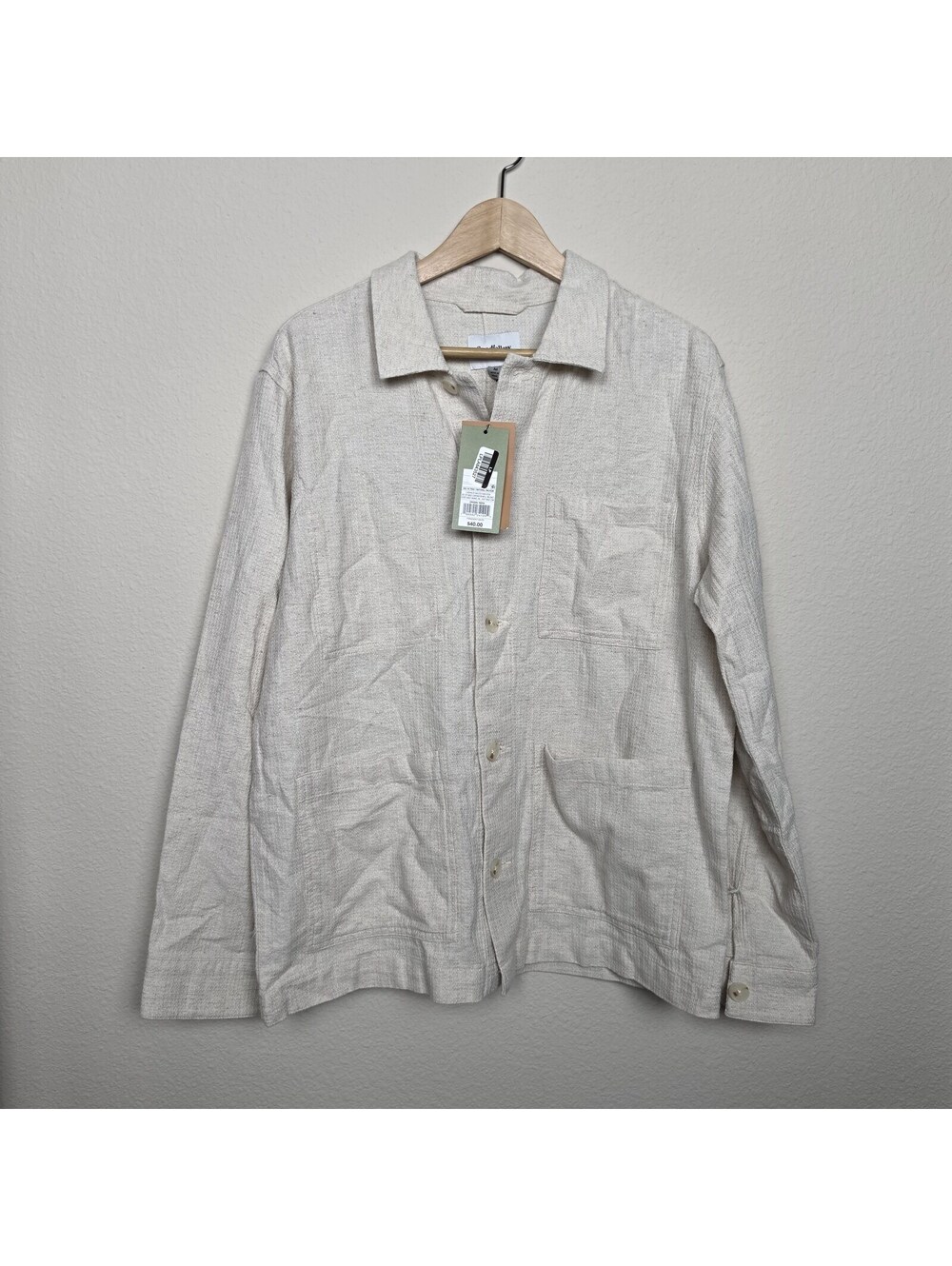 Goodfellow & Co Men's Long Sleeve Collared Button-Down Shirt M